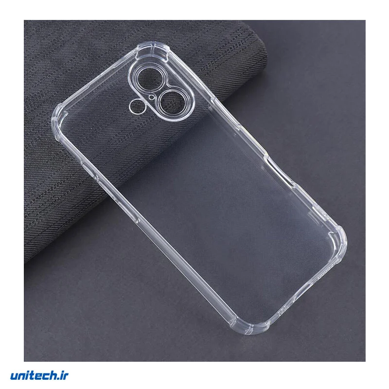 قاب ژله ای ضربه گیر بی رنگ آیفون iPhone 16 محافظ لنزدار (1)